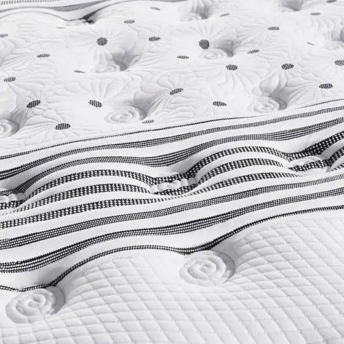 Mattress Euro Top Queen Size Pocket Spring Coil with Knitted Fabric Medium Firm 33cm Thick - Furniture > Mattresses