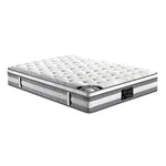Mattress Euro Top Single Size Pocket Spring Coil with Knitted Fabric Medium Firm 34cm Thick - Furniture > Mattresses