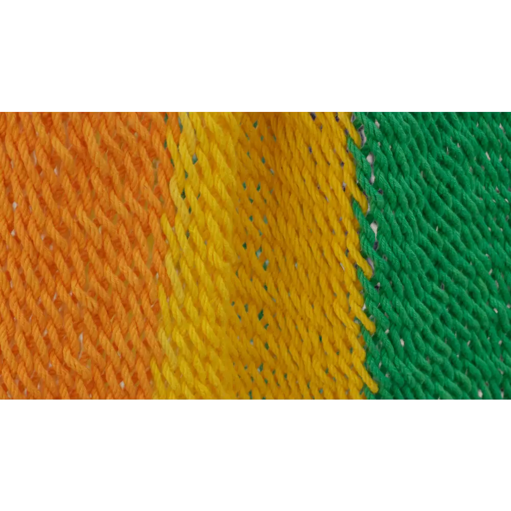 Mayan Legacy Extra Large Outdoor Cotton Mexican Hammock Chair in Rainbow Colour - Home & Garden > Hammocks