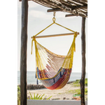 Mayan Legacy Extra Large Outdoor Cotton Mexican Hammock Chair in Confeti Colour - Home & Garden > Hammocks