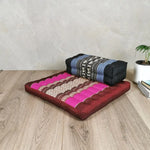 Meditation Cushion + Seating Block Set StPink-YB-BlueEle - Home & Garden > Decor