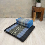 Meditation Cushion + Seating Block Set TTP-StBluEle-YB-Blue - Home & Garden > Decor