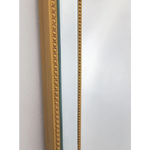 Medium Gold Beaded Framed Mirror - 70cm x 170cm - Home & Garden > Decor