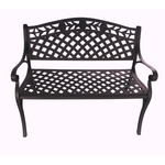 Melissa Aluminium Bench Brz - Furniture > Outdoor