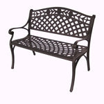 Melissa Aluminium Bench Brz - Furniture > Outdoor