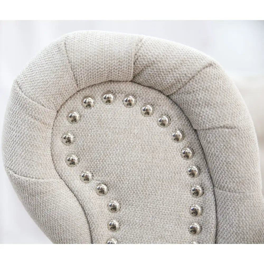 Mellowly 3 + 2 Seater Sofa Fabric Uplholstered Chesterfield Lounge Couch - Beige - Furniture > Sofas