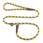 Mendota British Style Slip Leash - Length 1/2in x 4ft(13mm x 1.2m) - Tricolour Harvest - Pet Care > Dog Supplies > Dog
