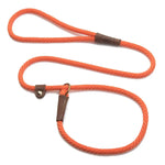 Mendota British Style Slip Leash - Length 3/8in x 6ft(10mm x 1.8m) - Orange - Pet Care > Dog Supplies > Dog Collars