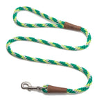 Mendota Clip Leash Small - lengths 3/8in x 4ft(10mm x1.2m) Made in the USA - Tricolour Ivy - Pet Care > Dog Supplies >