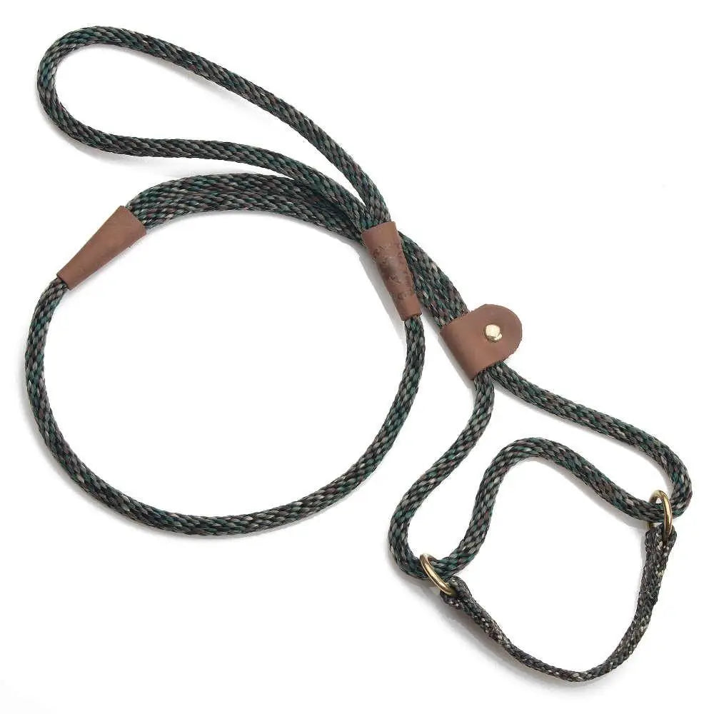 MENDOTA DOG WALKER - MARTINGALE LEASH - Made in the USA Length 3/8in x 6ft(10mm x 1.8m) - Camo - Pet Care > Dog