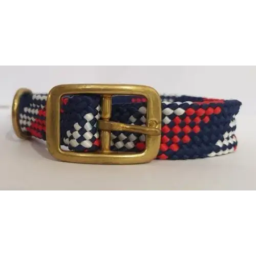 Mendota Doublebraided Collar 24’’ PRIDE - Pet Care > Dog Supplies > Dog Collars Leads & Harnesses