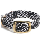 Mendota Doublebraided Junior Collar 12’’SALT&PEPPER - Pet Care > Dog Supplies > Dog Collars Leads & Harnesses