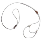 Mendota Martingale Dog Show Leash - Large 12-22 (30cm-56cm) - Made in the USA - Silver - Pet Care > Dog Supplies > Dog