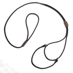 Mendota Martingale Dog Show Leash - Medium 10-18(25cm-36cm) - Made in the USA - Black - Pet Care > Dog Supplies > Dog