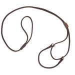 Mendota Martingale Dog Show Leash - Medium 10-18(25cm-36cm) - Made in the USA - Dark Brown - Pet Care > Dog Supplies >