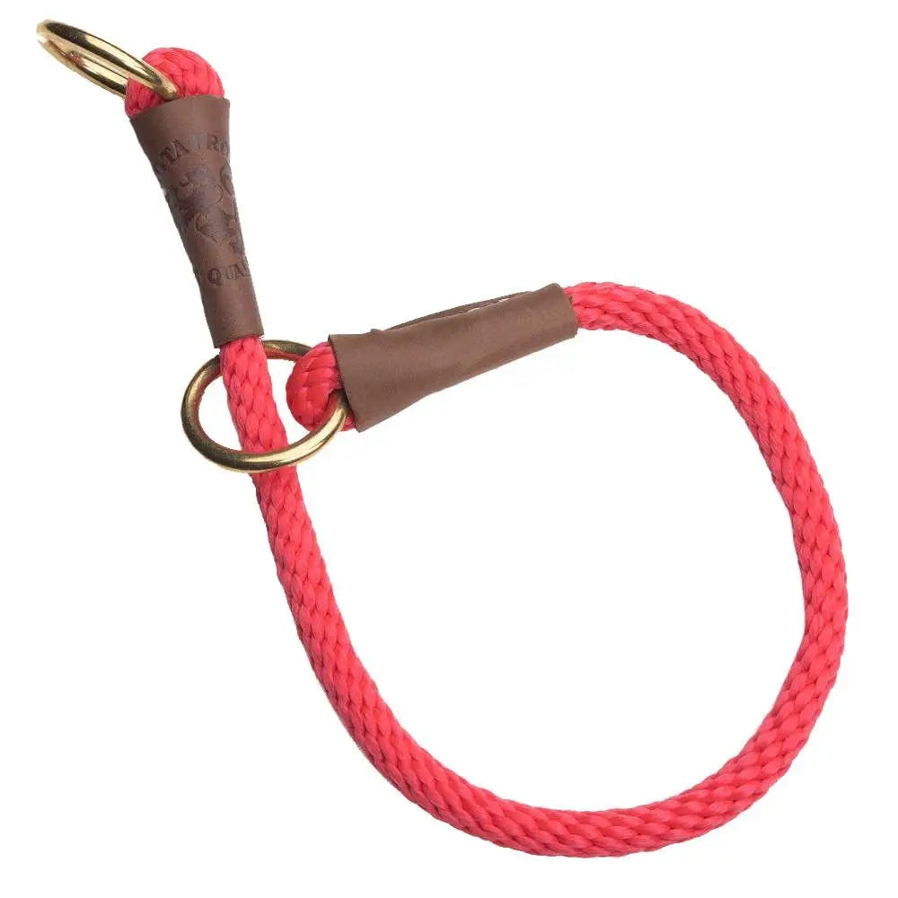 Mendota Products Dog Command Rope Slip Collar 20in (51cm) - Made in the USA - Red - Pet Care > Dog Supplies > Dog