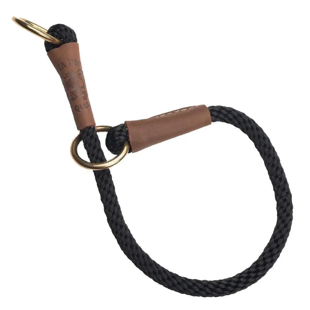 Mendota Products Dog Command Rope Slip Collar 20in (51cm) - Made in the USA - Black - Pet Care > Dog Supplies > Dog