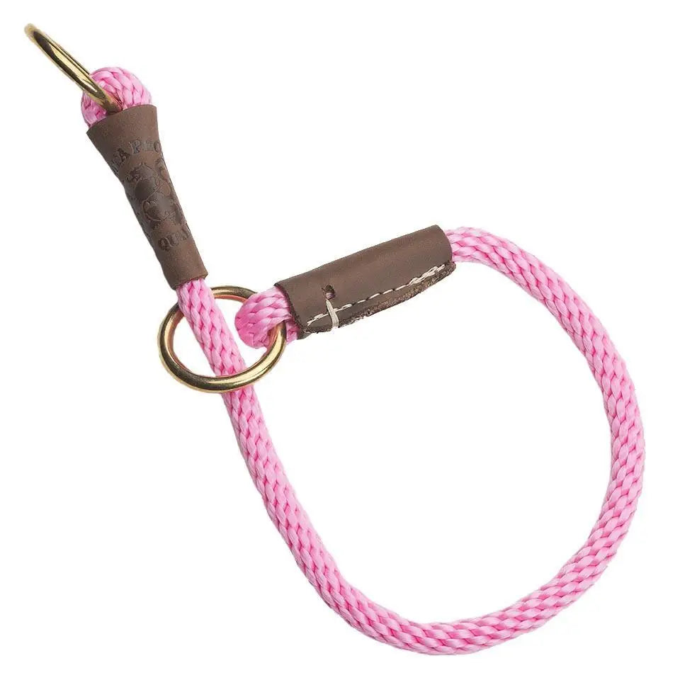 Mendota Products Dog Command Rope Slip Collar 26in (66cm) - Made in the USA - Hot Pink - Pet Care > Dog Supplies > Dog
