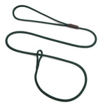 Mendota Show Loop Leash/Leash Lightweight HUNTER GREEN - Pet Care > Dog Supplies > Dog Collars Leads & Harnesses