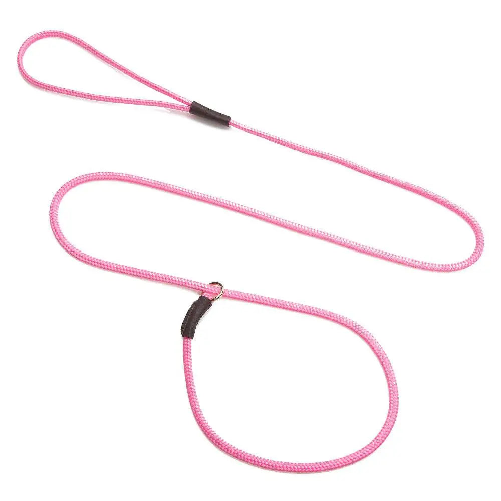 Mendota Show Slip Leash (Lightweight) HOT PINK - Pet Care > Dog Supplies > Dog Collars Leads & Harnesses