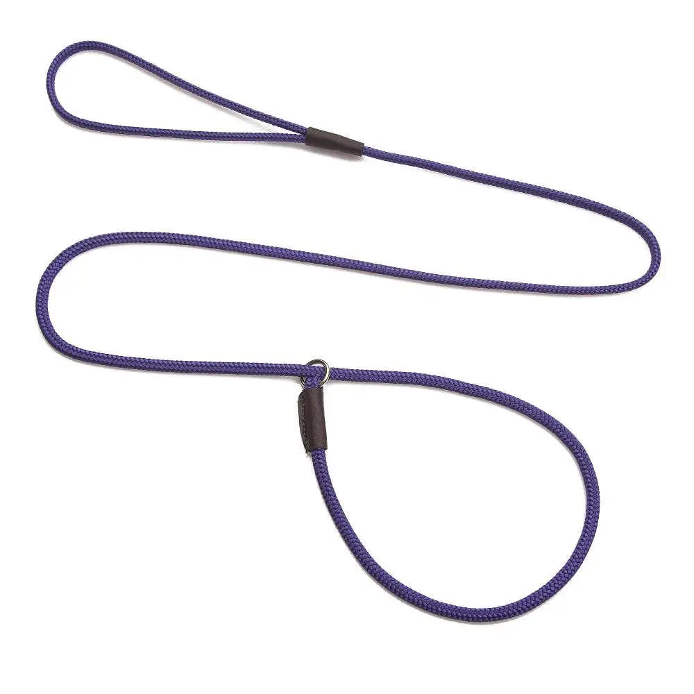 Mendota Show Slip Leash (Lightweight) PURPLE - Pet Care > Dog Supplies > Dog Collars Leads & Harnesses