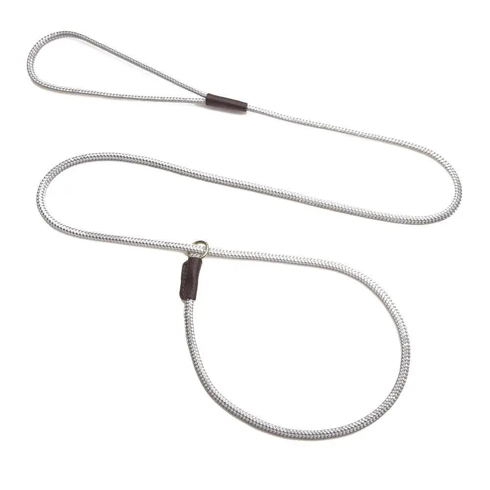 Mendota Show Slip Leash (Lightweight) SILVER - Pet Care > Dog Supplies > Dog Collars Leads & Harnesses