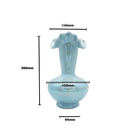 Mermaid Iridescent Ceramic Vase Blue - Home & Garden > Decor