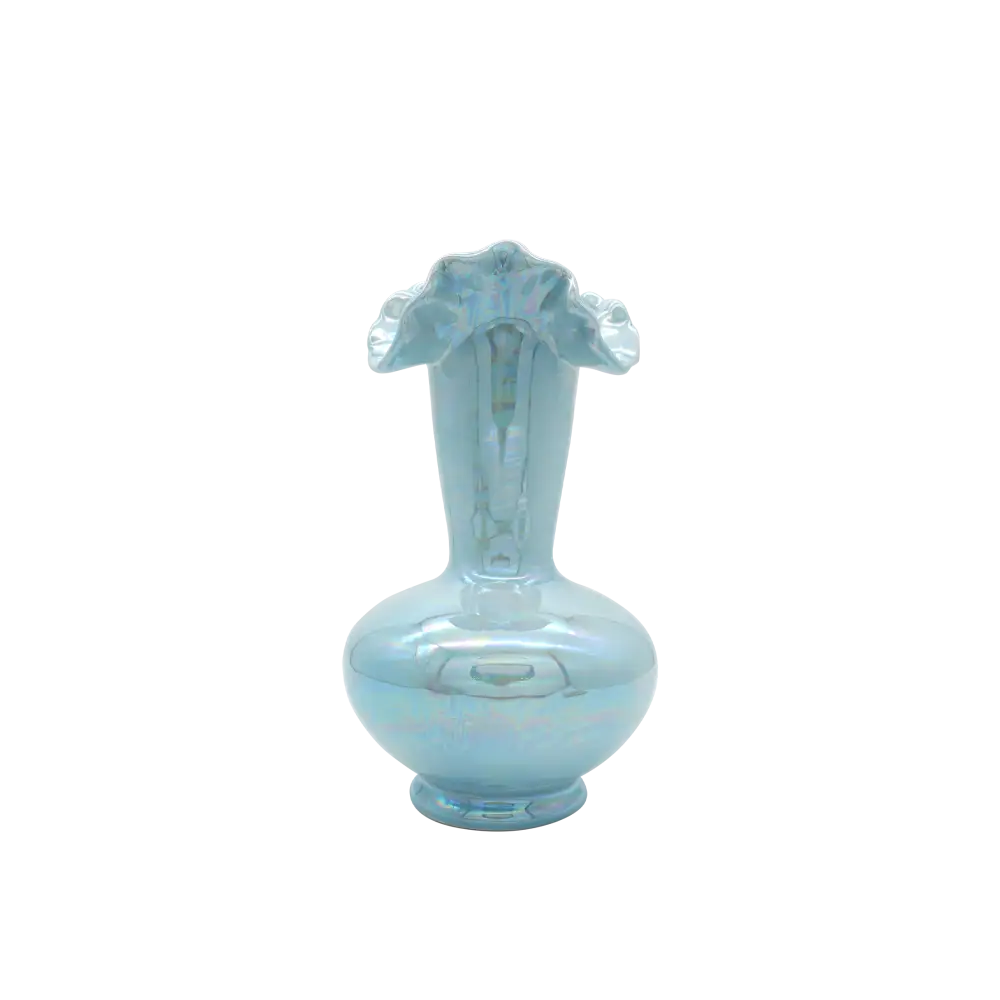 Mermaid Iridescent Ceramic Vase Blue - Home & Garden > Decor