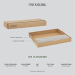 Mesi bench Ottoman - Cocoa - Furniture > Dining > Kitchen & Dining Chairs