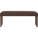 Mesi bench Ottoman - Cocoa - Furniture > Dining > Kitchen & Dining Chairs