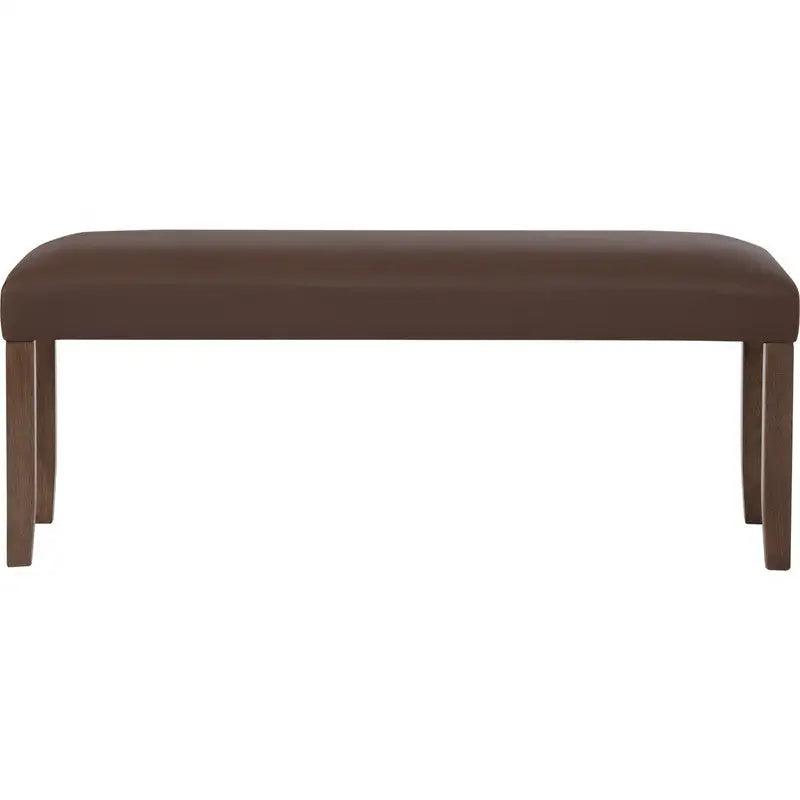 Mesi bench Ottoman - Cocoa - Furniture > Dining > Kitchen & Dining Chairs