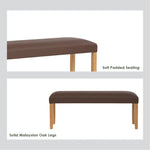 Mesi bench Ottoman - Cocoa - Furniture > Dining > Kitchen & Dining Chairs
