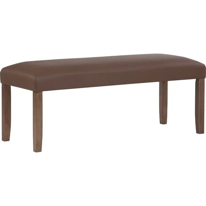 Mesi bench Ottoman - Cocoa - Furniture > Dining > Kitchen & Dining Chairs