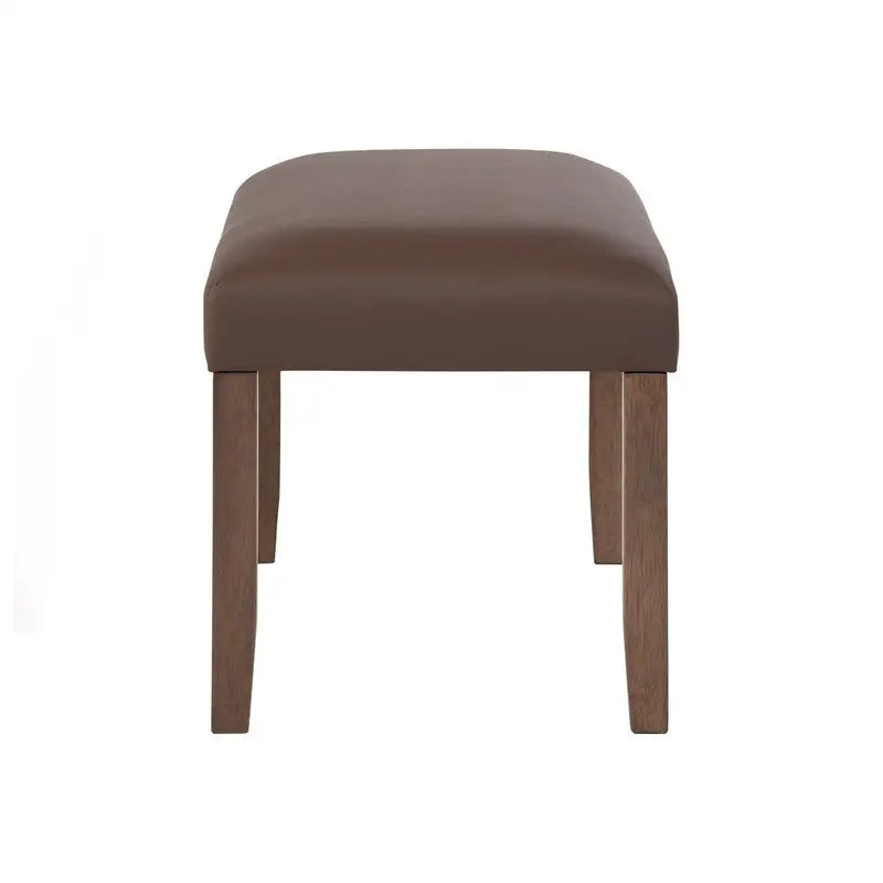 Mesi bench Ottoman - Cocoa - Furniture > Dining > Kitchen & Dining Chairs