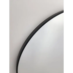 Metal Arch Mirror 80cm x 170cm - Black - Home & Garden > Decor