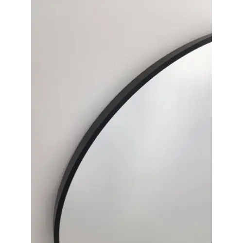 Metal Arch Mirror 80cm x 170cm - Black - Home & Garden > Decor