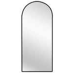 Metal Arch Mirror 80cm x 170cm - Black - Home & Garden > Decor