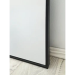 Metal Arch Mirror 80cm x 170cm - Black - Home & Garden > Decor