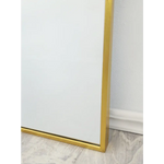 Metal Arch Mirror 80cm x 170cm - Gold - Home & Garden > Decor