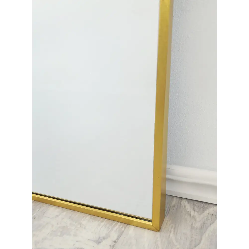 Metal Arch Mirror 80cm x 170cm - Gold - Home & Garden > Decor