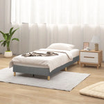 Metal Bedframe Mattress Foundation (Dark Grey) – Double - Furniture > Bedroom
