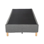 Metal Bedframe Mattress Foundation (Dark Grey) – Double - Furniture > Bedroom
