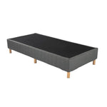 Metal Bedframe Mattress Foundation (Dark Grey) – Double - Furniture > Bedroom