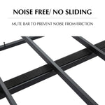 Metal Bedframe Mattress Foundation (Dark Grey) – King - Furniture > Bedroom