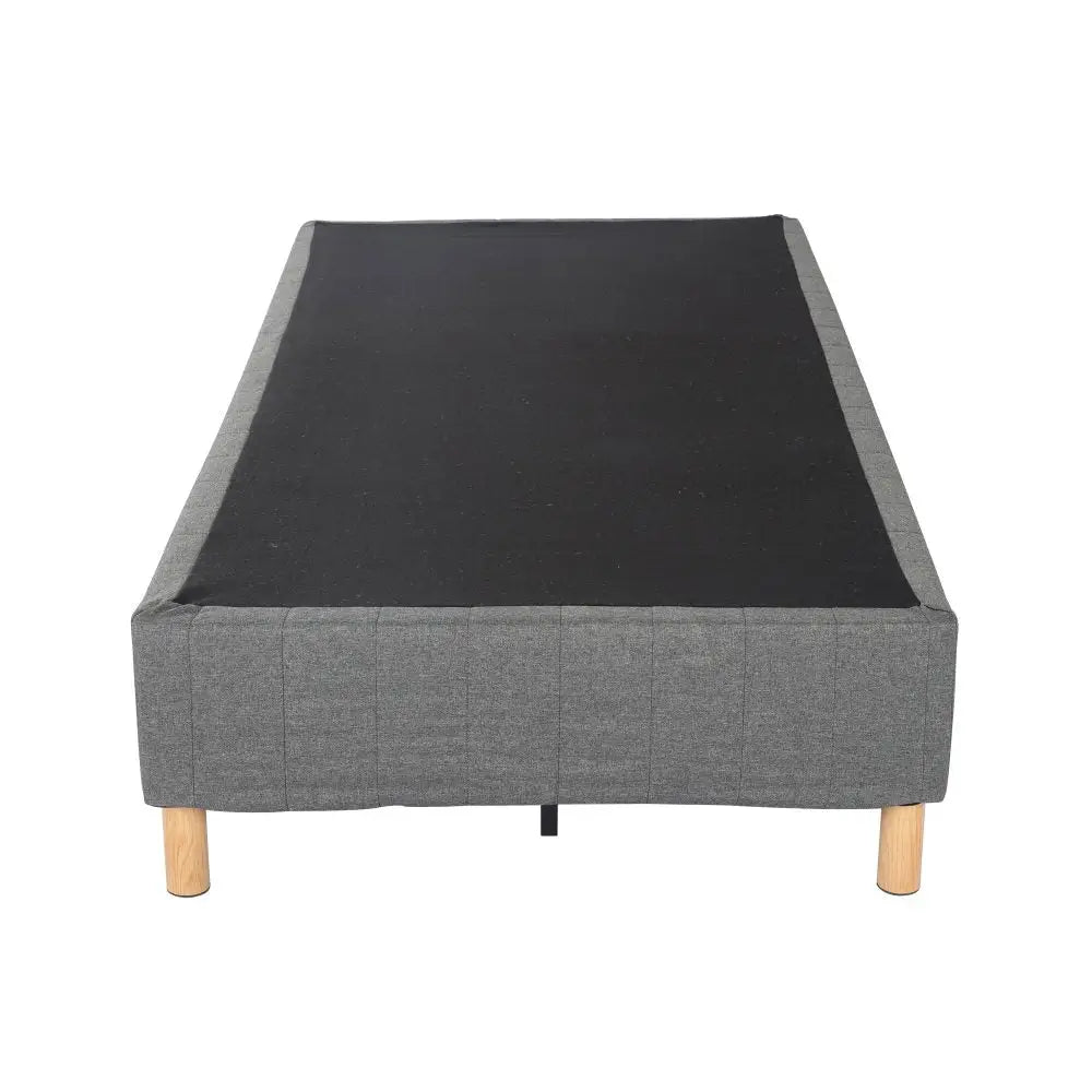 Metal Bedframe Mattress Foundation (Dark Grey) – King - Furniture > Bedroom