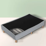 Metal Bedframe Mattress Foundation (Light Grey) – Single - Furniture > Bedroom
