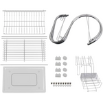 Metal Dish Drying Rack Kitchen-2-Tier with Drain Board - Home & Garden > Kitchenware