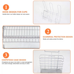 Metal Dish Drying Rack Kitchen-2-Tier with Drain Board - Home & Garden > Kitchenware