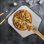 Metal Pizza Peel with Foldable Wood Handle - Home & Garden > Kitchenware