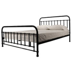 Metallica Queen Bed Size Metal Frame Platform Mattress Base - Black - Furniture > Bedroom